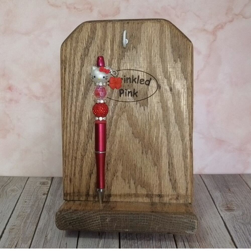 #HK-861 Handmade Beaded Pen Hello Kitty